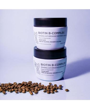 Luseta Biotin B-Complex Hair Mask 16.9 Oz - Hair Growth & Strengthening Treatment for Thin, Damaged Hair with Argan & Caffein Oil - Buy Online on SooperMarket.com