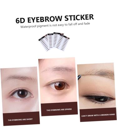 WOFASHPURET Eyebrow Sticker 4pcs Men Girl Eyebrow Tools Brow Grooming Off Peel Tattoos Water Transfers Supplies Shaping Women - Buy Online on SooperMarket.com