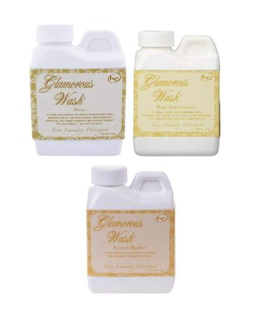 Tyler Glamorous Wash Laundry Detergent Liquid 4oz Gift Set (Diva French Market & High Maintenance) 4 Ounce (Pack of 3)