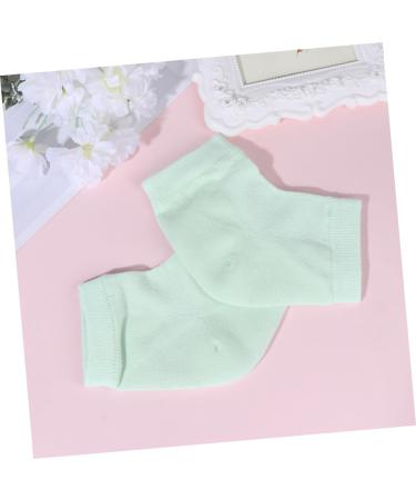 FOMIYES 2 Pairs Features Socks for Women Silicone Socks Moisturizing Heel Sleeve Foot Moisturising Socks Cracked Heel Plantar Sock Non Skid Socks Spa Socks Miss Lotion Foot Socks - Buy Online on SooperMarket.com