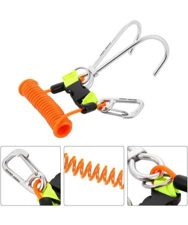 VGEBY Stainless Steel Diving Reef Hook Double with Spiral Coil Lanyard - Buy Online on SooperMarket.com