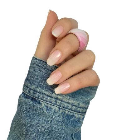 Zaubern gel4Home nail foils 16 pieces nail wraps (baby boomer pink)