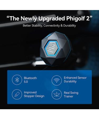 PHIGOLF Phigolf2 Golf Simulator | Indoor & Outdoor Swing Trainer with Motion Sensor | Compatible with WGT/E6 Connect APP | Works with Smartdevices - Buy Online on SooperMarket.com