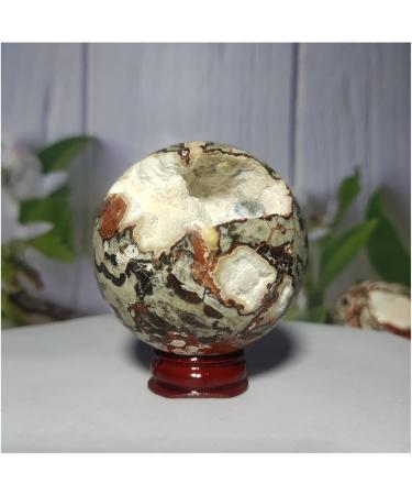 Natural Crystal Rough Natural Sphere Natural Quartz Crystal Money Agate Ball Specimen Gemstone Reiki Stones Home Decoration 1pc (Color : 280-290g) - Buy Online on SooperMarket.com