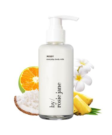 By Rosie Jane Everyday Body Milk (Missy) - Hydrating Toner & Body Moisturizer to Help Even Skin Tone - Infused with Soothing Aloe Vera and Turmeric Root to Promote Anti-Aging (5 Ounce)