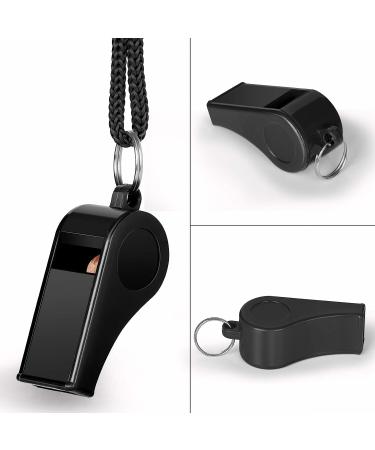 Fya Super Loud Sports Whistle with Lanyard and Mouth Grip - Ideal for Coaches, Referees, Emergency, Lifeguard, Survival - Outdoor Black - Buy Online on SooperMarket.com