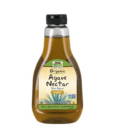 Now Foods Real Food Organic Blue Agave Nectar Light 23.28 oz (660 g)