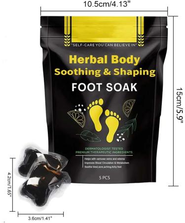 Fulvic Soak Detox Parasite Bath Fulvic Soak Herbal Detox&Shaping Cleansing Foot Soak Beads Fulvic Foot Soak Body Detox Foot Soak Beads For Relax Your Body (15PCS) - Buy Online on SooperMarket.com