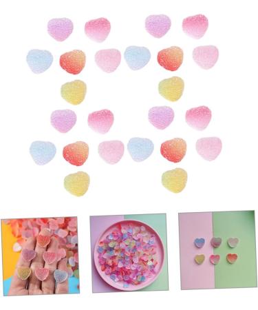 Toyvian 60pcs Simulation Gummies Candies Models Resin Candy Embellishments Taste Material - Buy Online on SooperMarket.com