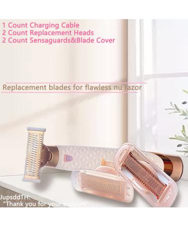 Flawless Nu Razor Replacement Heads - Compatible with Finishing Touch Razor for Women (2pcs) - Buy Online on SooperMarket.com