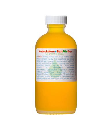 LIVINGLIBATIONS Living Libations - Organic Best Skin Ever All-In-One Facial Cleanser  Exfoliator + Moisturizer | Natural  Wildcrafted  Vegan Clean Beauty (Seabuckthorn  4 fl oz | 120 mL Refill)