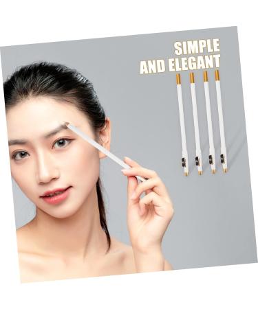 Mikinona 12pcs Eyebrow Pencil Sharpener Eyebrow Pencils Brow Pencil for Makeup Women Brow Pencil White Wooden - Buy Online on SooperMarket.com
