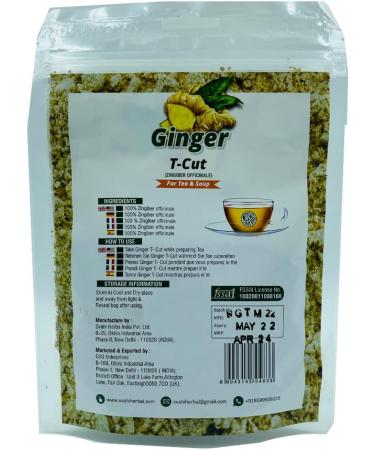 SVATV Ginger Loose tea Cut granules | Loose Leaf Herbal Tea | Boosts immunity | Excellent for tea coffee Pastries & cooking - 100g 3.52 oz 0.22 Lbs - Buy Online on SooperMarket.com