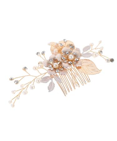 HAPINARY Hair Comb Rhinestone Tiara Headband Hair Styling Accessories Aesthetic Hair Accessories Wedding Hair Accessories Decor European and American Rhinestones Bride Hair Piece