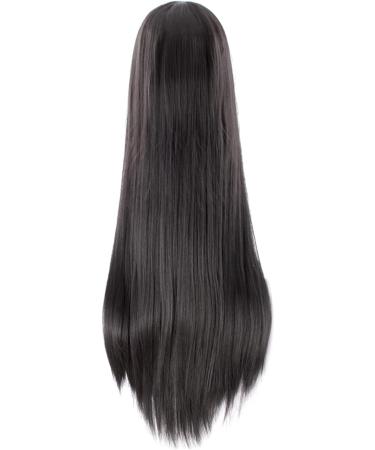 MapofBeauty 40-100cm Fashion Straight Long Black Anime Wig - Buy Online on SooperMarket.com