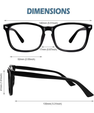 Shop CN92 Classic Nerd Glasses | Vintage 40s 50s Style Keyhole Panto with Clear Lens - Glossy Black - International Shipping - Buy Online on SooperMarket.com