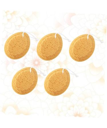 Healeved 5 Pcs Spongell Natural Bath Sponges for Exfoliating Foam Shower - 14.5X11.5cm - Buy Online on SooperMarket.com