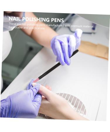 minkissy 2 Sets Nail Quartz Pen Nail File Nail Buffering File Cuticle File Manicure Nail Care Tools Nail Sanding Buffer Fingernail Buffers Files Cuticle Pusher Pp Multifunction Sanding Pen - Buy Online on SooperMarket.com