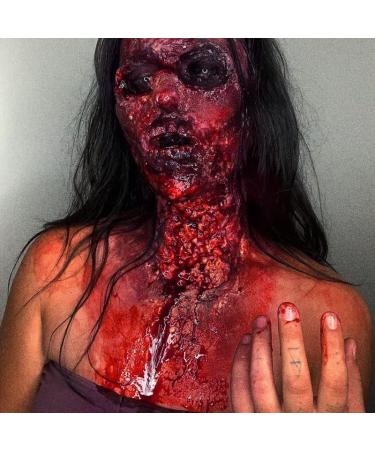 DE'LANCI Fake Blood Spray Splatter & Fake Scabs Gel Kit - Halloween Makeup for Vampire, Zombie & SFX Wound - Buy Online on SooperMarket.com