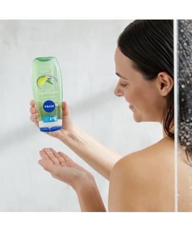 Nivea Lemongrass & Oil Shower Gel 250ml - pH-Skin-Neutral Nourishing Formula with Invigorating Lemon Fragrance - Pampering Shower Experience - Buy Online on SooperMarket.com