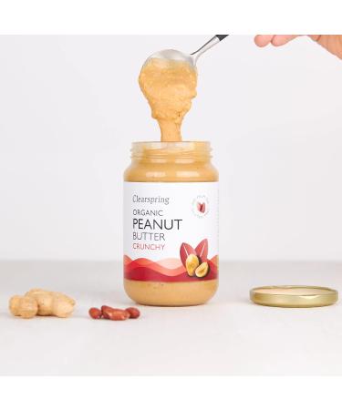 Clearspring Organic Peanut Butter Crunchy 350g (Pack of 6) - Buy Online on SooperMarket.com