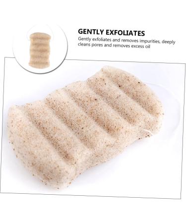 Angoily Konjac Exfoliating Facial Cleansing Sponge - Natural Bath & Scrub Tool for Radiant Skin - Buy Online on SooperMarket.com
