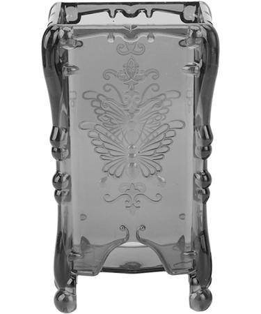 Makeup Cotton Box Large Capacity Pretty Design ABS Cotton Pad Holder for Bedroom Transparent Grey - Buy Online on SooperMarket.com