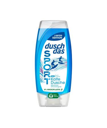 Duschdas 3-in-1 Shower Gel & Shampoo Sports Cold Shower - Limited Edition with Sea Salt & Lemongrass Scent | 6 x 225ml Pack - International Shipping Available - Buy Online on SooperMarket.com