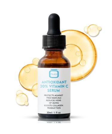 OMIC Antioxidant Vitamin C Serum | Helps to Moisturize Skin Boost Skin Collagen | Brighten Hydrate & Plump Skin | Anti Aging & Wrinkle Facial Serum | 1 fl oz / 30 ml