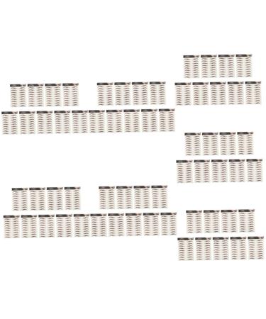 Baluue 63 Sheets Waterproof Eyebrow Stickers Imitation Eyebrow Stick on Eyebrows Makeup Brow Sticker Brown
