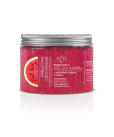 APIS WATERMELON REFRESHMENT Hydrating bath salt with melon and watermelon | Intensive hydration | 650 g