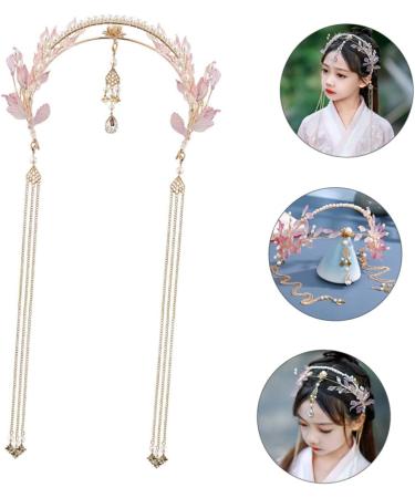 FOYTOKI 1pc Ancient Style Hair Crown Headdress Long Tassel Hair Accessory Vintage Hanfu Hair Accessory Chinese Traditional Hair Accessory Long Tassel Headdress Chinese Style Headband - Buy Online on SooperMarket.com