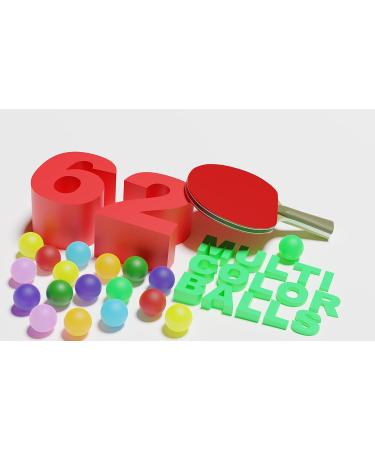 62 Pack Plastic Ping Pong Balls for Craft, Parties, and Family Games - Ideal for Beginners and Pets, Not for Pro Players - Buy Online on SooperMarket.com
