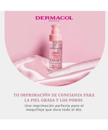 Dermacol Satin Makeup Base Primer for Wrinkles, Pores, and Oily Skin - 30mL/1 Fl Oz (Pack of 1) - Buy Online on SooperMarket.com