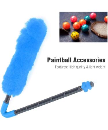Dauerhaft 0.7in Paintball Barrel Swab Squeegee Cleaner - Blue | Fast & Easy Paintball Gun Maintenance Tool - Buy Online on SooperMarket.com