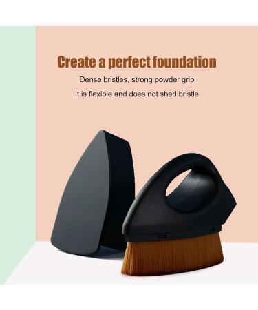 Liquid Powder Foundation Brush Soft Fiber Makeup Brush with Protective Cover for Perfect Base Makeup Applicable Scene - Buy Online on SooperMarket.com