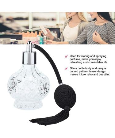 Qinlorgo Perfume Atomiser 80ml Refillable Glass Spray Bottle for Perfumes Essential Oils - Buy Online on SooperMarket.com
