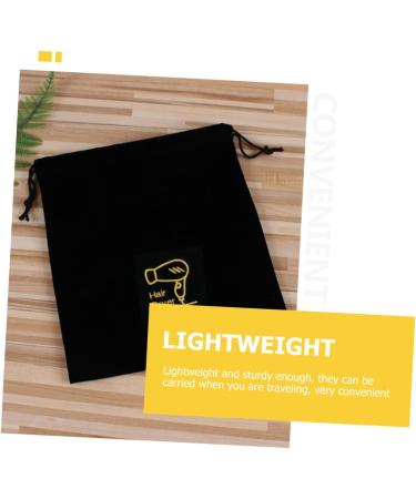 Healeved 3pcs Hair Dryer Storage Bag Black Bag Drawstring Bags Hair Dryer Supplies Shoe Cloth Bag - Buy Online on SooperMarket.com