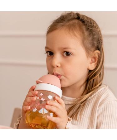 Mepal Mio Toddler Straw Cup - BPA Free Dishwasher Safe 300ml - Ideal for Kids 9 Months & Up - Flowers & Butterflies Design - Buy Online on SooperMarket.com