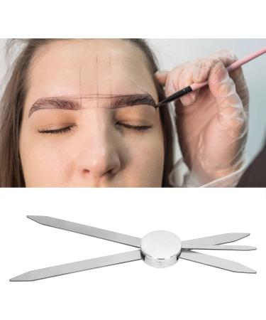 Precision Eyebrow Measuring Tool | Stainless Steel 3-Point Compass for Microblading | Eybrowing Template Lineal - Buy Online on SooperMarket.com