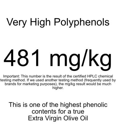 2023 Gold Medal Winner High Phenolic USDA Organic Greek Extra Virgin Olive Oil 16.9 oz Bottle - Vegan Cold Extracted from Greece - Koroneiki Variety by PJ KABOS Family Reserve - Buy Online on SooperMarket.com