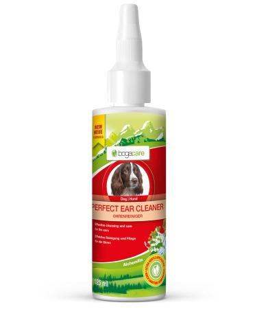 BOGACARE PERFECT EAR Cleaner - Ear cleaner for dogs - Ears cleaner dog with innovative recipe 125ml - dog ear cleaner with women's mantle & acetic acid tonerde ubo0450