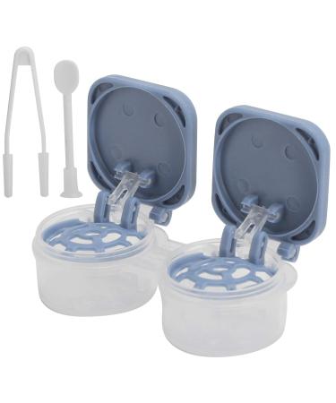 Portable Contact Lens Container & Travel Cosmetic Organizer - Ink Blue - Buy Online on SooperMarket.com