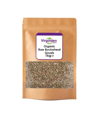 Organic Raw Buckwheat Groats 1kg by Virgolden Organic