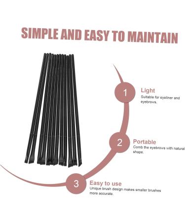 Healeved 24 Pcs Eyeliner Brush Eye Shadow Brush Eye Pencil Eyeliner Makeup Eyeshadow Brushes Black - Buy Online on SooperMarket.com