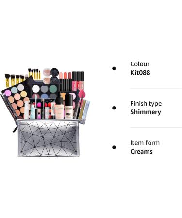 FantasyDay All-in-one Holiday Makeup Gift Set | Makeup Kit for Women Full Kit Cosmetic Essential Starter Bundle Include Eyeshadow Palette Lipstick Blush Foundation Concealer Face Powder Lipgloss Brush - Buy Online on SooperMarket.com