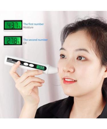 Kuuddker Portable Digital Monitor Detector Skin Sensor Face Skin Moisture Tester Meter Water Oil Analyzer Skin Care Tools - Buy Online on SooperMarket.com
