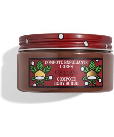 L'OCCITANE Shea Chestnut Compote Scrub 200ml | Enriched with Shea Butter and Chestnut | Gentle Body Scrub for All Skin Types - Buy Online on SooperMarket.com
