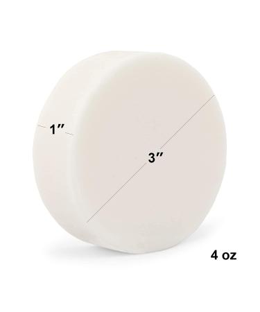 Mens Soap Company Sandalwood Shaving Soap 4.0oz Refill Puck - Natural Vegan Formula with Shea Butter & Vitamin E for Thick Lather and Skin Protection - Buy Online on SooperMarket.com