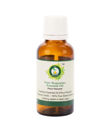 R V Essential Pur T r benthine Huile essentielle 30ml (1.01oz) - Pinus Palustris (100% Pur et naturelle Distill e vapeur) Turpentine Essential Oil 30 ml (Pack of 1)